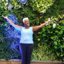 Avis at the Living wall