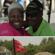 Avis and her husband Bob at the 2nd annual John Fitzpatrick Memorial Golf Classic!